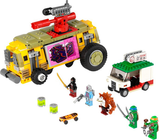 LEGO Ninja Turtles The Shellraiser Street Chase {Train Base Version} (79104-2)