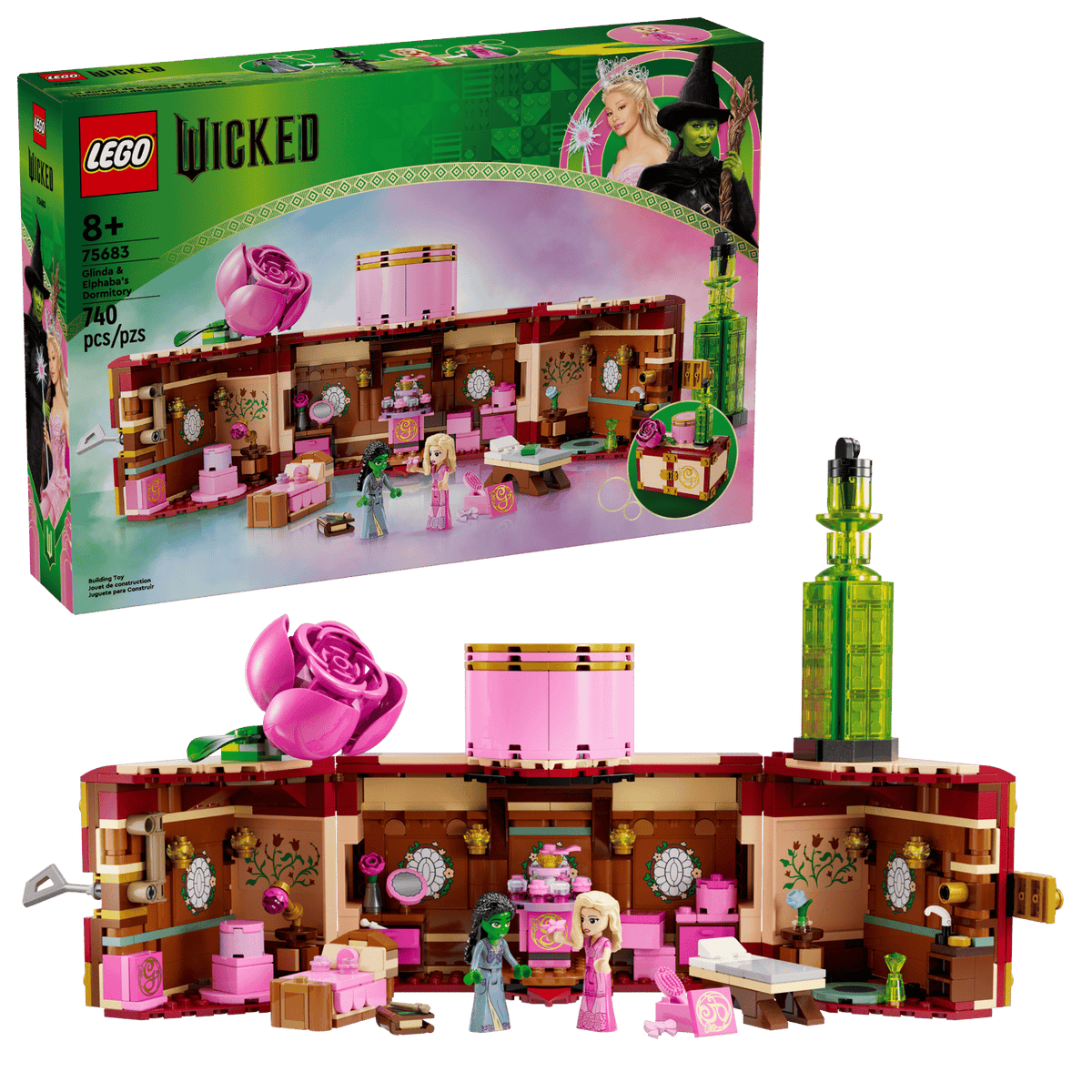 LEGO Wicked Glinda & Elphaba’s Dormitory Set (75683)
