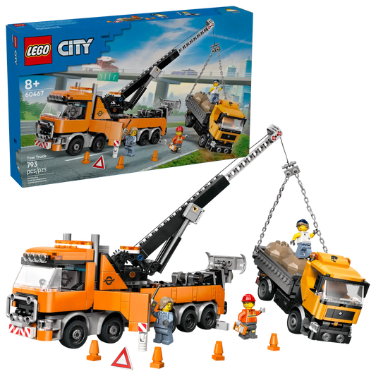 LEGO City Heavy-Duty Recovery Tow Truck with Crane Set (60467)