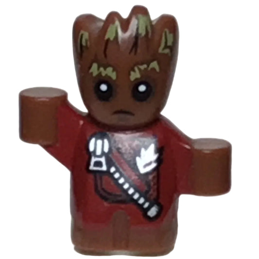 Baby Groot, Red Outfit with Zipper, sh0381
